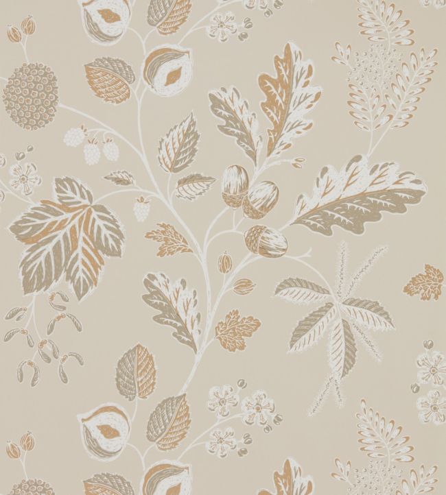 Warwick Wallpaper - Linen - DYSI216616 - Sanderson - Morris Wallpaper