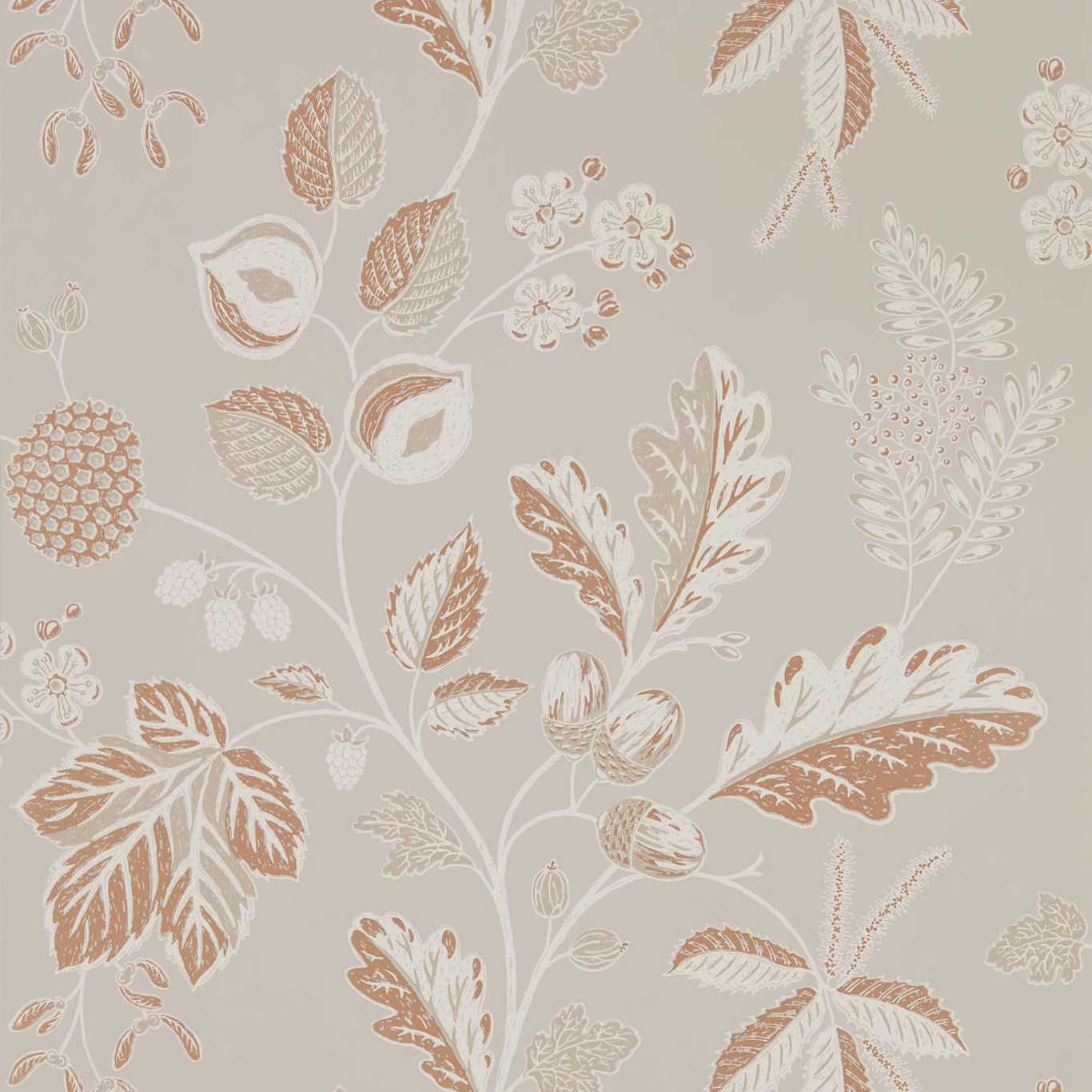 Warwick Wallpaper - Taupe - Sanderson - DYSI216615