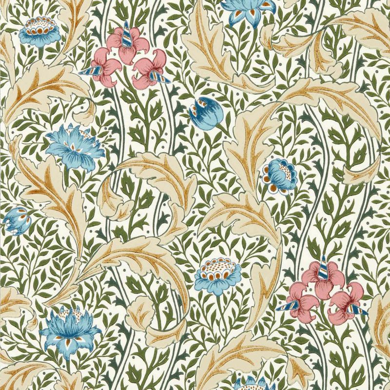 Wild Tulip & Vine Wallpaper - Multi - Morris & Co - 217576 - Morris Wallpaper