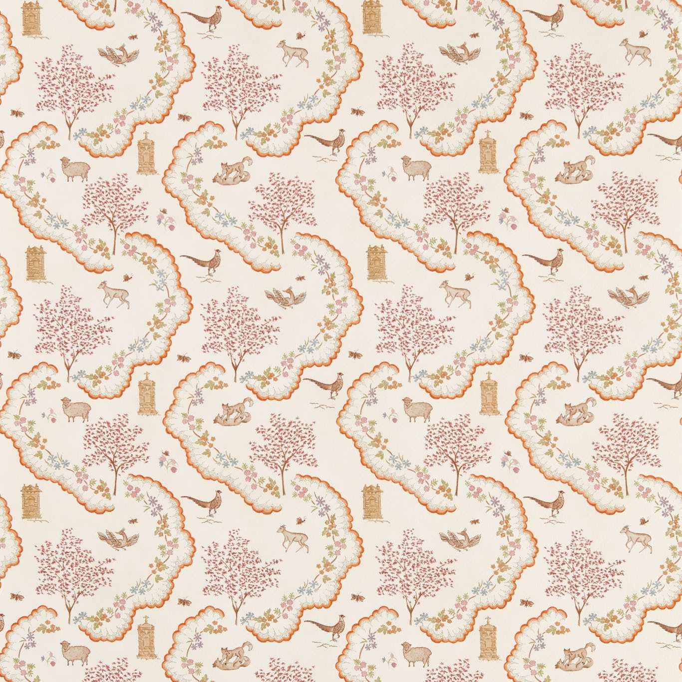 Wildflower Meadow Wallpaper - Maple - Sanderson - DHIP217482 - Morris Wallpaper