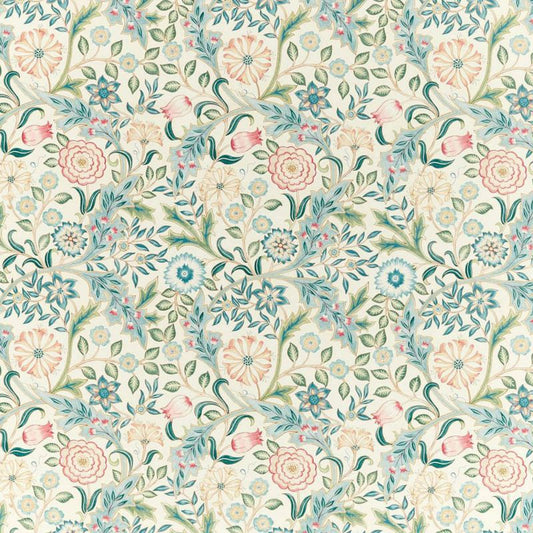 Wilhelmina Fabric - Ivory - Morris & Co - 226603 - Premier Wallcovering