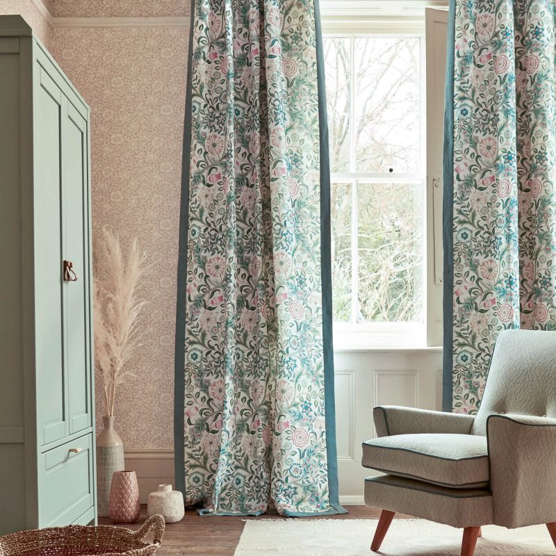 Wilhelmina Fabric - Ivory - Morris & Co - 226603 - Premier Wallcovering