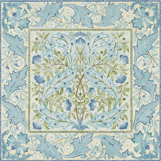 Wilhelmina Wallpaper - Indigo - Morris & Co - 216671 - Morris Wallpaper