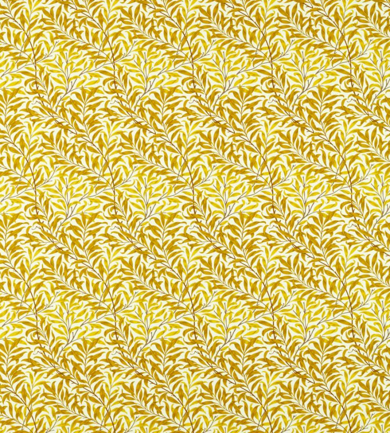 Willow Boughs Fabric - Summer Yellow - Morris & Co - 226979 - Premier Wallcovering
