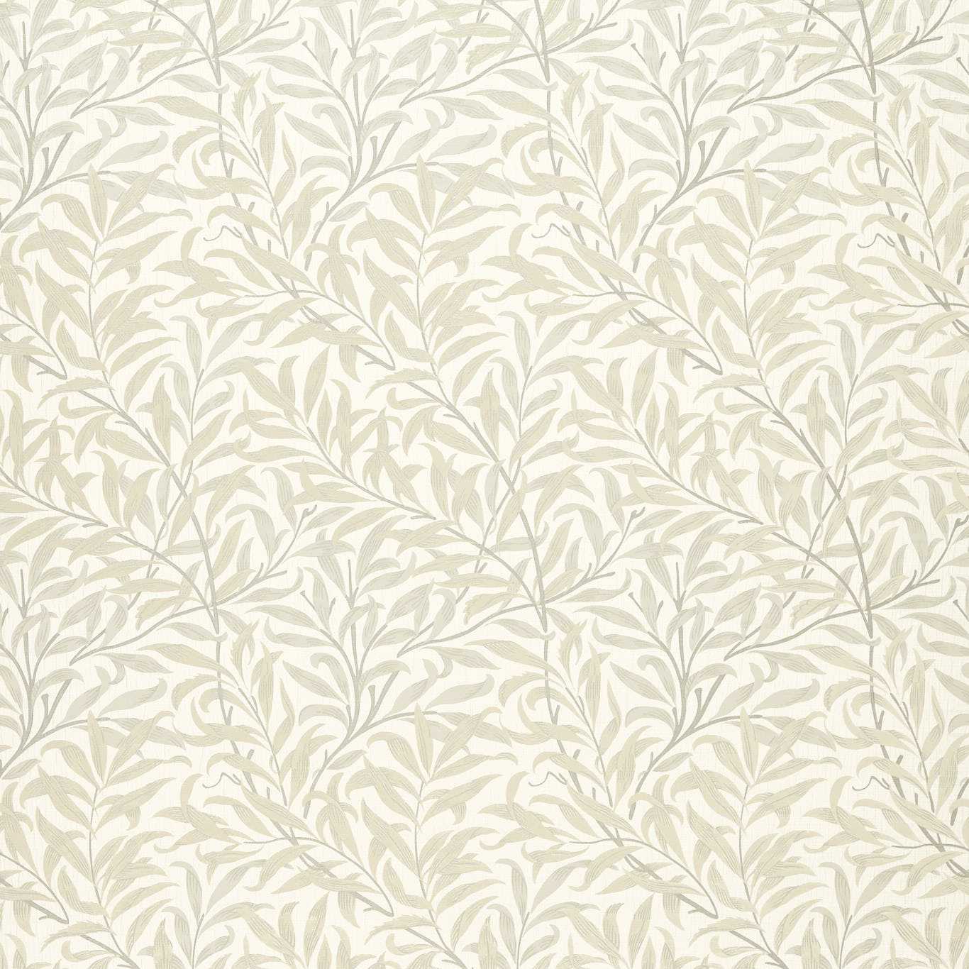 Willow Boughs Jacquard Fabric - Linen - Clarke & Clarke - F1747/02 - Morris Wallpaper