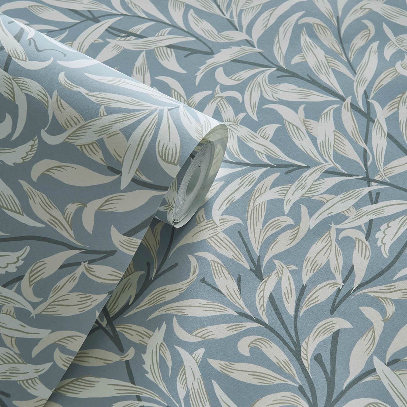 Willow Boughs Wallpaper - Dove - Clarke & Clarke - W0172/02 - Morris Wallpaper