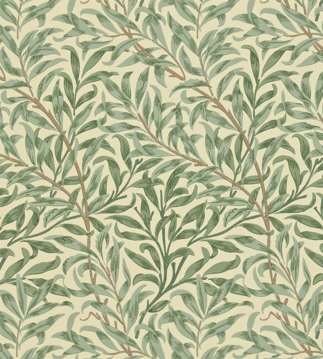 Willow Boughs Wallpaper - Green - DGW1WB101 - Morris & Co