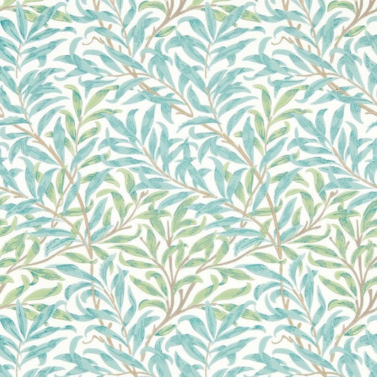 Willow Boughs Wallpaper - Willow/Seaglass - Morris & Co - 217083 - Morris Wallpaper