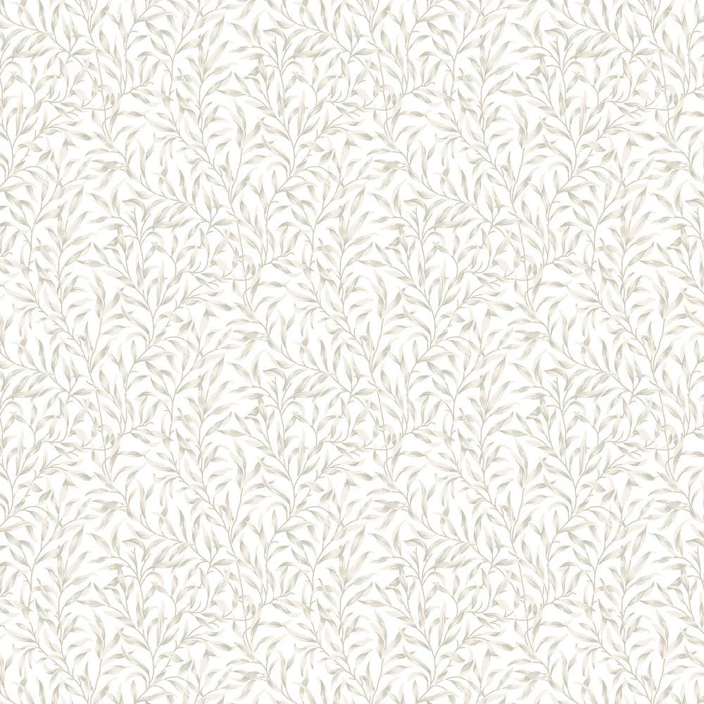 Willow Trail Wallpaper - Neutral - NextWall - NW54706 - Morris Wallpaper