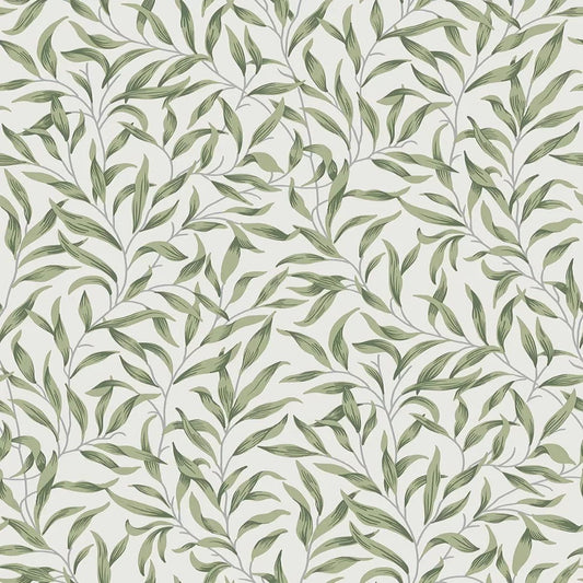 Willow Trail Peel & Stick Wallpaper - Sprig Green - NW54704