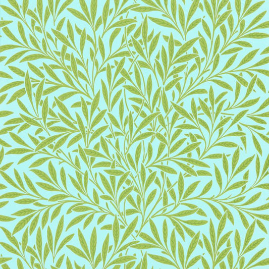 Willow Wallpaper - Sky/Leaf - Morris & Co - 216964 - Morris Wallpaper