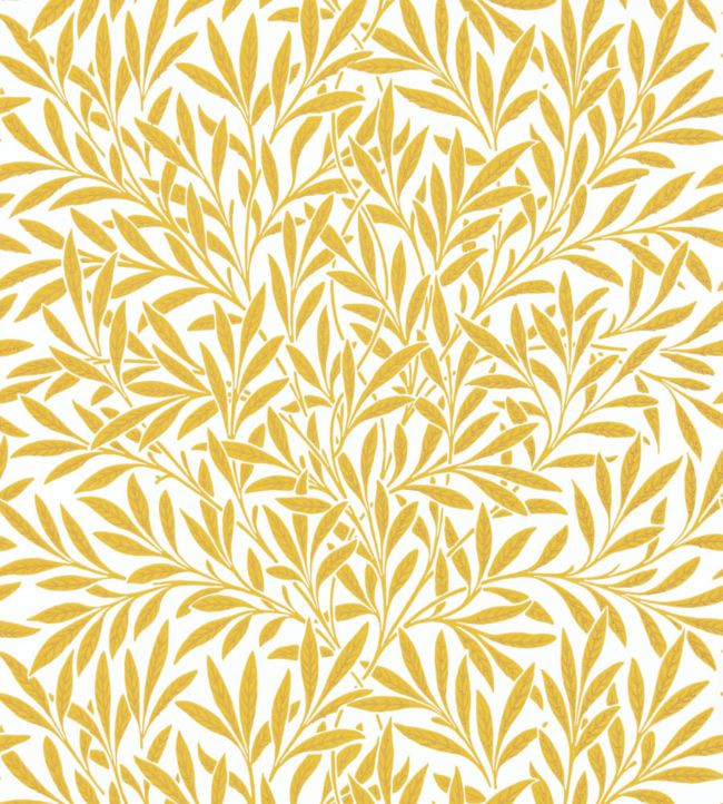 Willow Wallpaper - Yellow - DBPW216963 - Morris & Co - Morris Wallpaper