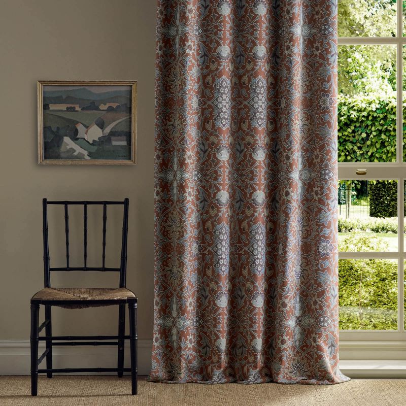 Wilton Weave Fabric - Russet - Morris & Co - 237709 - Morris Wallpaper