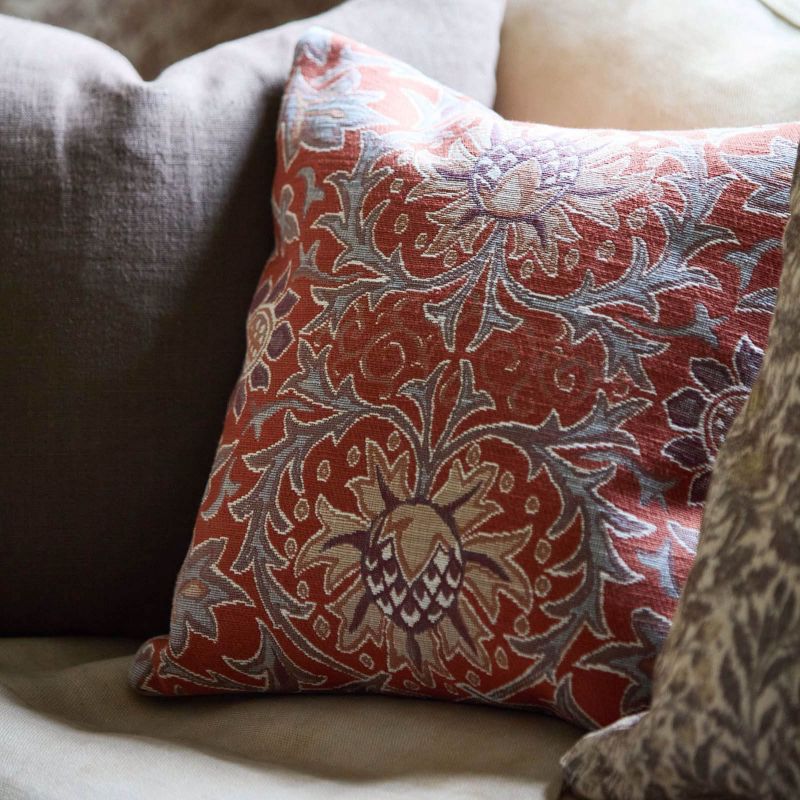 Wilton Weave Fabric - Russet - Morris & Co - 237709 - Morris Wallpaper