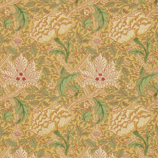 Windrush Wallpaper - Gold/Thyme - DMI1W6102 - Morris & Co