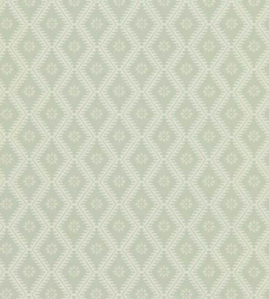 Witney Daisy Wallpaper - Lagoon - DLMW216873 - Sanderson - Morris Wallpaper