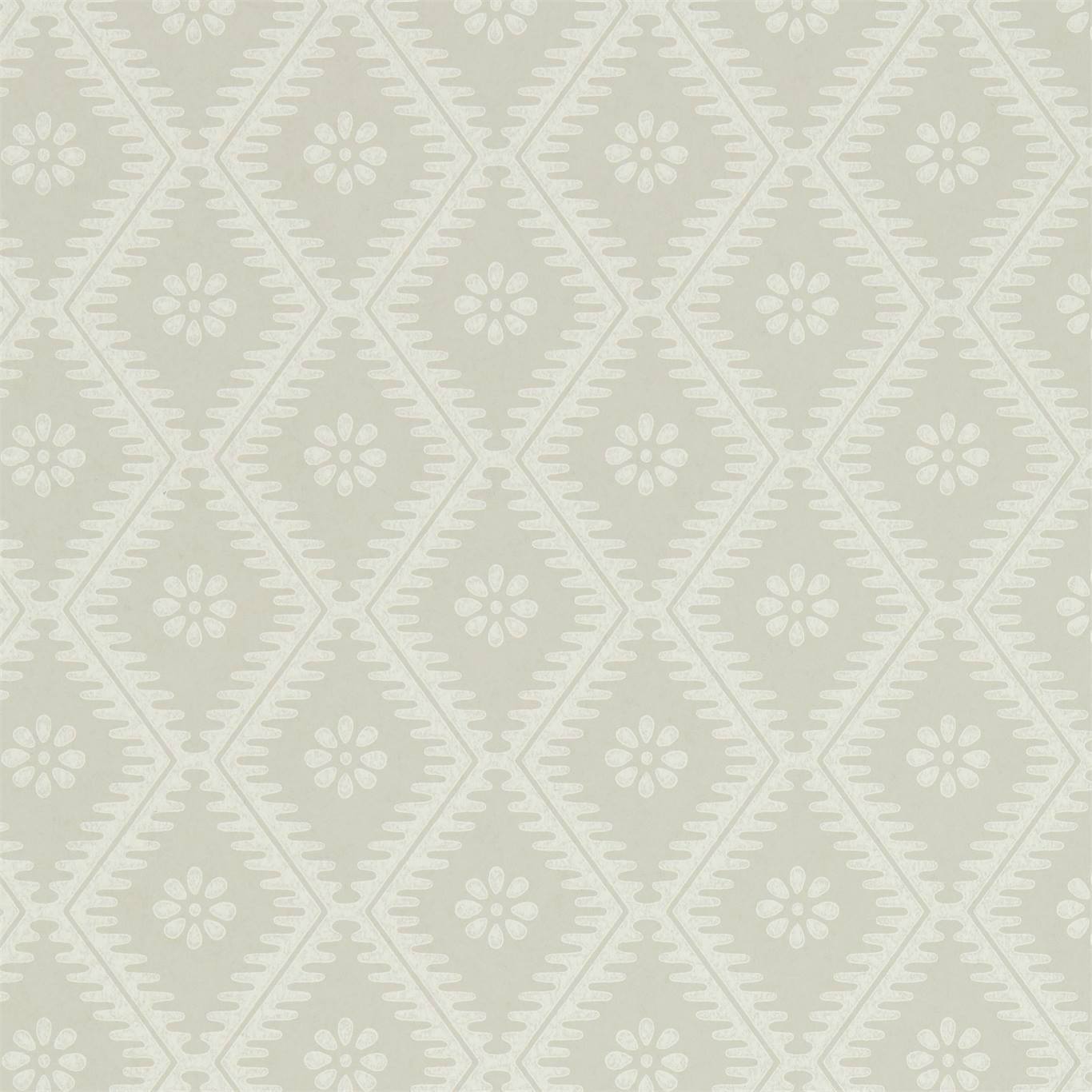 Witney Daisy Wallpaper - Linen - Sanderson - DLMW216875
