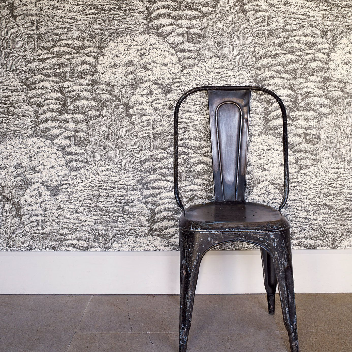 Woodland Toile Wallpaper - Cream/Green - Sanderson - DWOW215720 - Morris Wallpaper