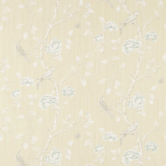 Woodville Wallpaper - Pebble - ZWOO311345 - Zoffany - Morris Wallpaper