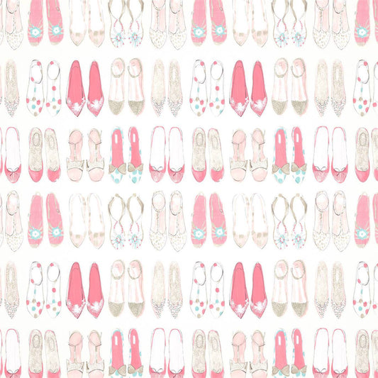 World at Your Feet Wallpaper - Pebble/Blossom/Sky - Harlequin - HLTF112646 - Morris Wallpaper