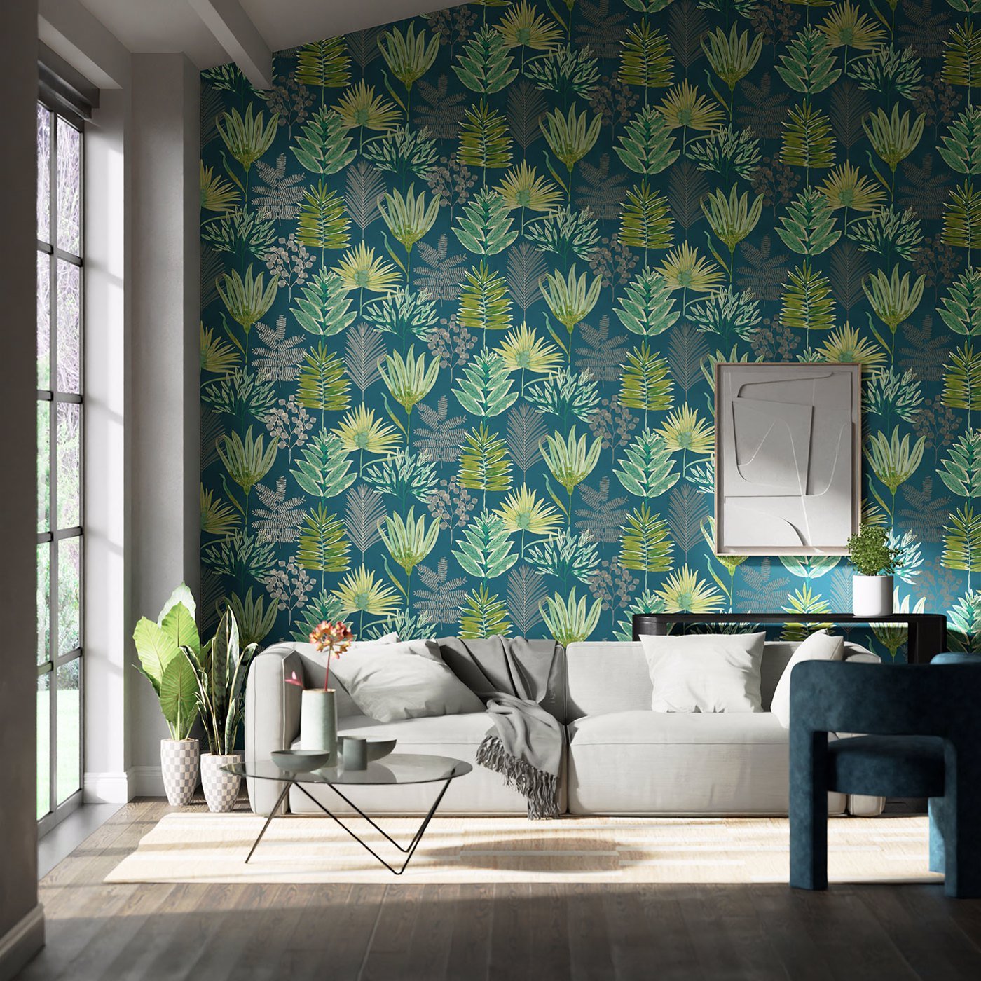 Yasuni Wallpaper - Emerald/Zest - Harlequin - HZAP111761 - Morris Wallpaper