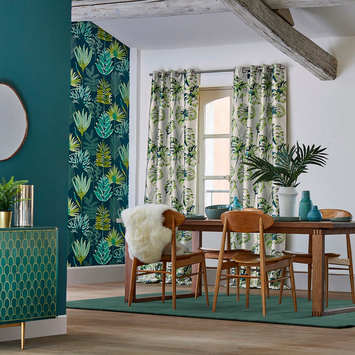 Yasuni Wallpaper - Ochre/Linen - Harlequin - HZAP111762 - Morris Wallpaper
