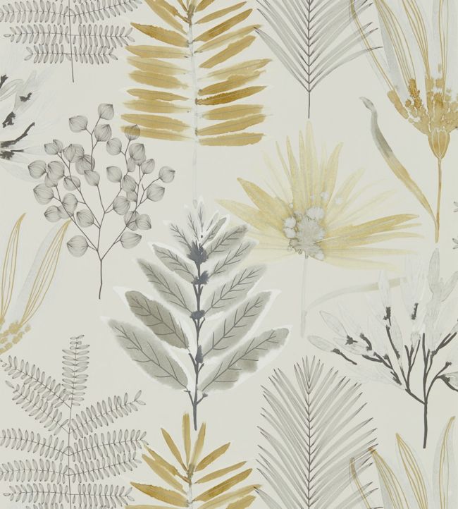 Yasuni Wallpaper - Ochre/Linen - HZAP111762 - Harlequin - Morris Wallpaper