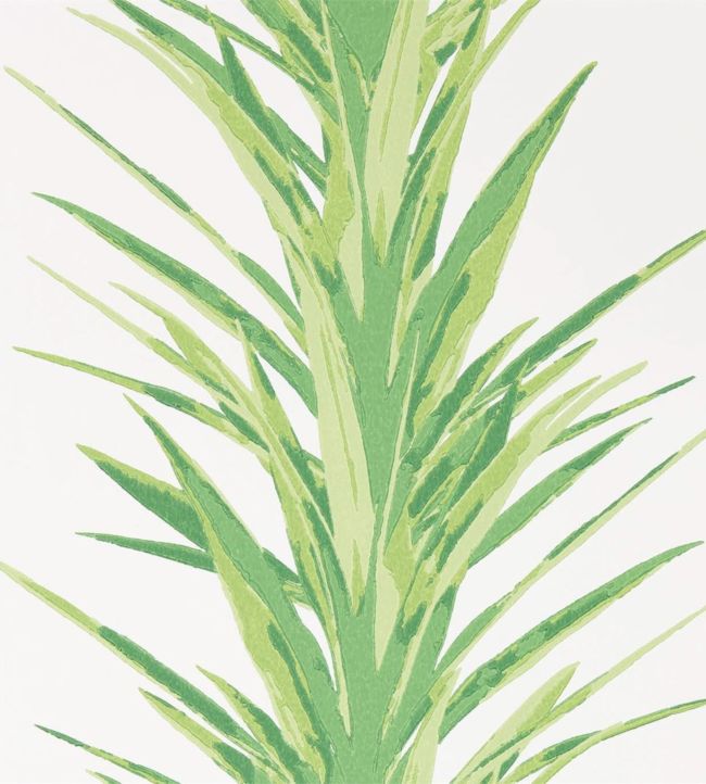 Yucca Wallpaper - Botanical Green - DGLW216649 - Sanderson - Morris Wallpaper