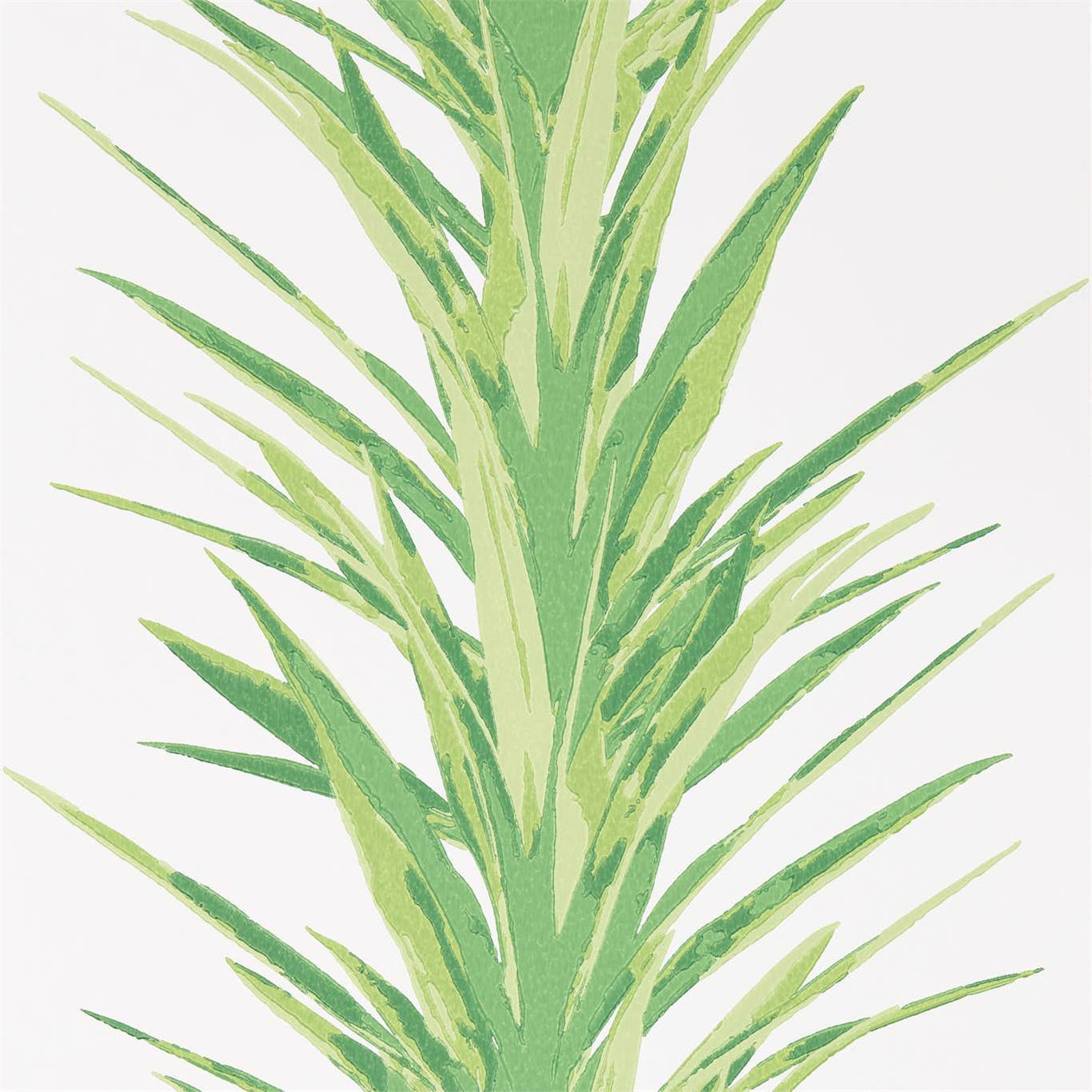 Yucca Wallpaper - Botanical Green - Sanderson - DGLW216649