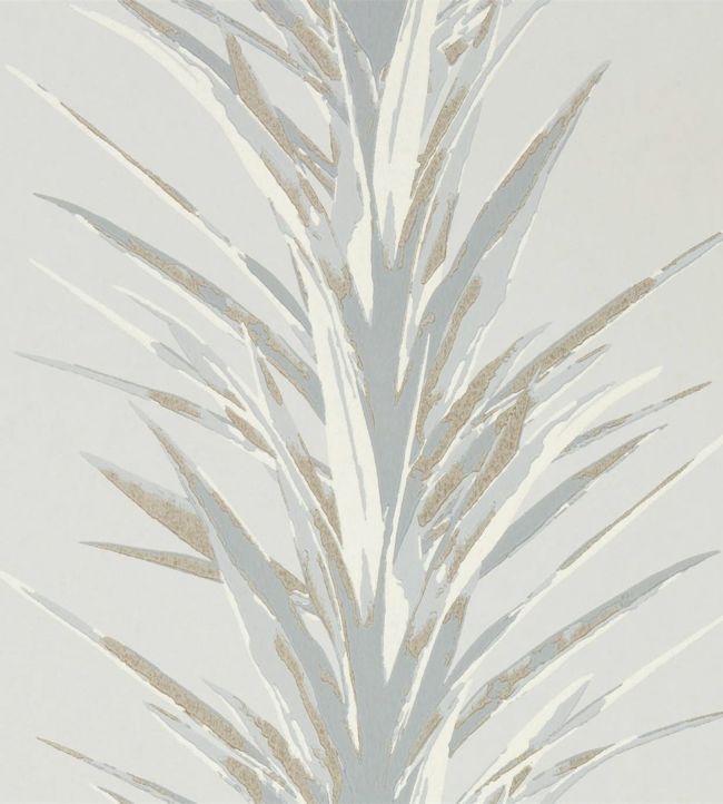 Yucca Wallpaper - Grey/Gilver - DGLW216650 - Sanderson - Morris Wallpaper