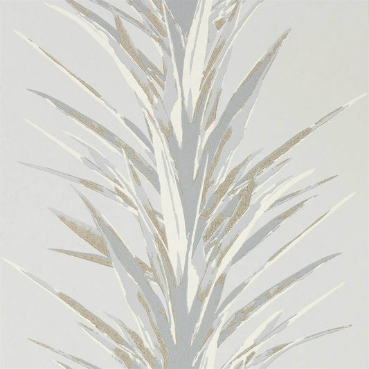 Yucca Wallpaper - Grey/Gilver - DGLW216650