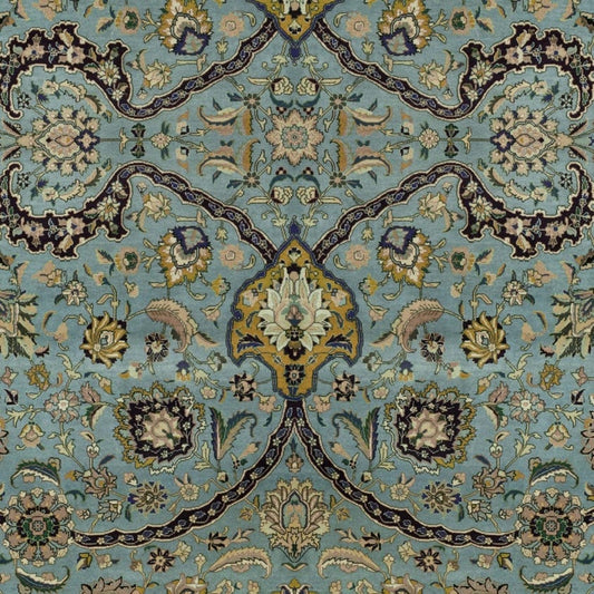 Zanjan Wallpaper - Sapphire - House of Hackney - 1-WA-ZAN-DI-SPH-XXX - Morris Wallpaper