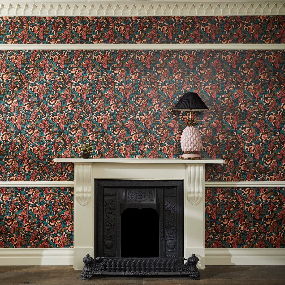Zennor Wallpaper - Emerald - House of Hackney - 1-WA-ZEN-DI-EME-XXX - Morris Wallpaper