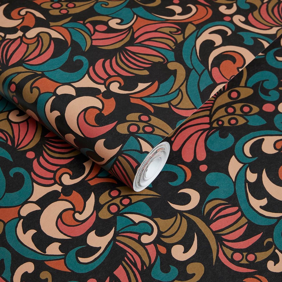 Zennor Wallpaper - Emerald - House of Hackney - 1-WA-ZEN-DI-EME-XXX - Morris Wallpaper