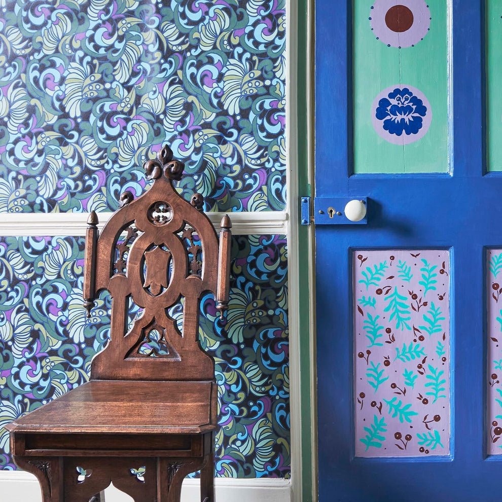 Zennor Wallpaper - Ocean - House of Hackney - 1-WA-ZEN-DI-OCE-XXX - Morris Wallpaper