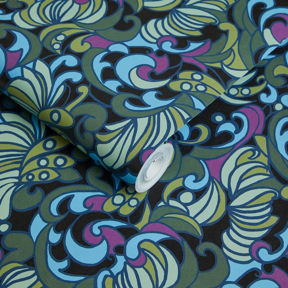 Zennor Wallpaper - Ocean - House of Hackney - 1-WA-ZEN-DI-OCE-XXX - Morris Wallpaper