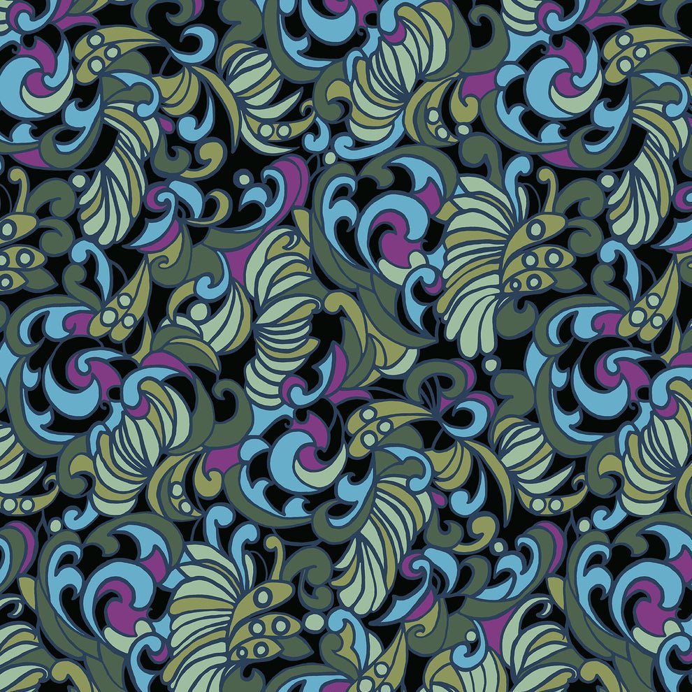 Zennor Wallpaper - Ocean - House of Hackney - 1-WA-ZEN-DI-OCE-XXX - Morris Wallpaper