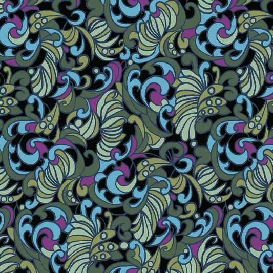 Zennor Wallpaper - Ocean - House of Hackney - 1-WA-ZEN-DI-OCE-XXX - Morris Wallpaper