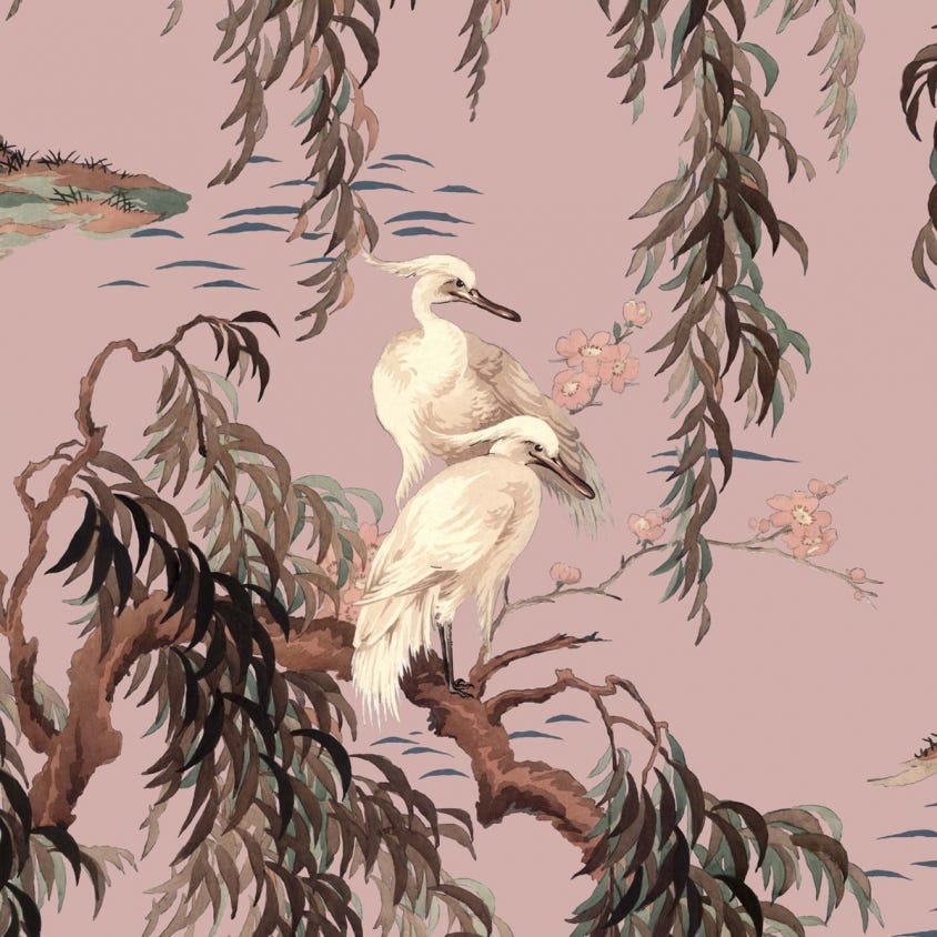 Zeus Wallpaper - Blush - House of Hackney - 1-WA-ZEU-DI-BLS-XXX - Morris Wallpaper