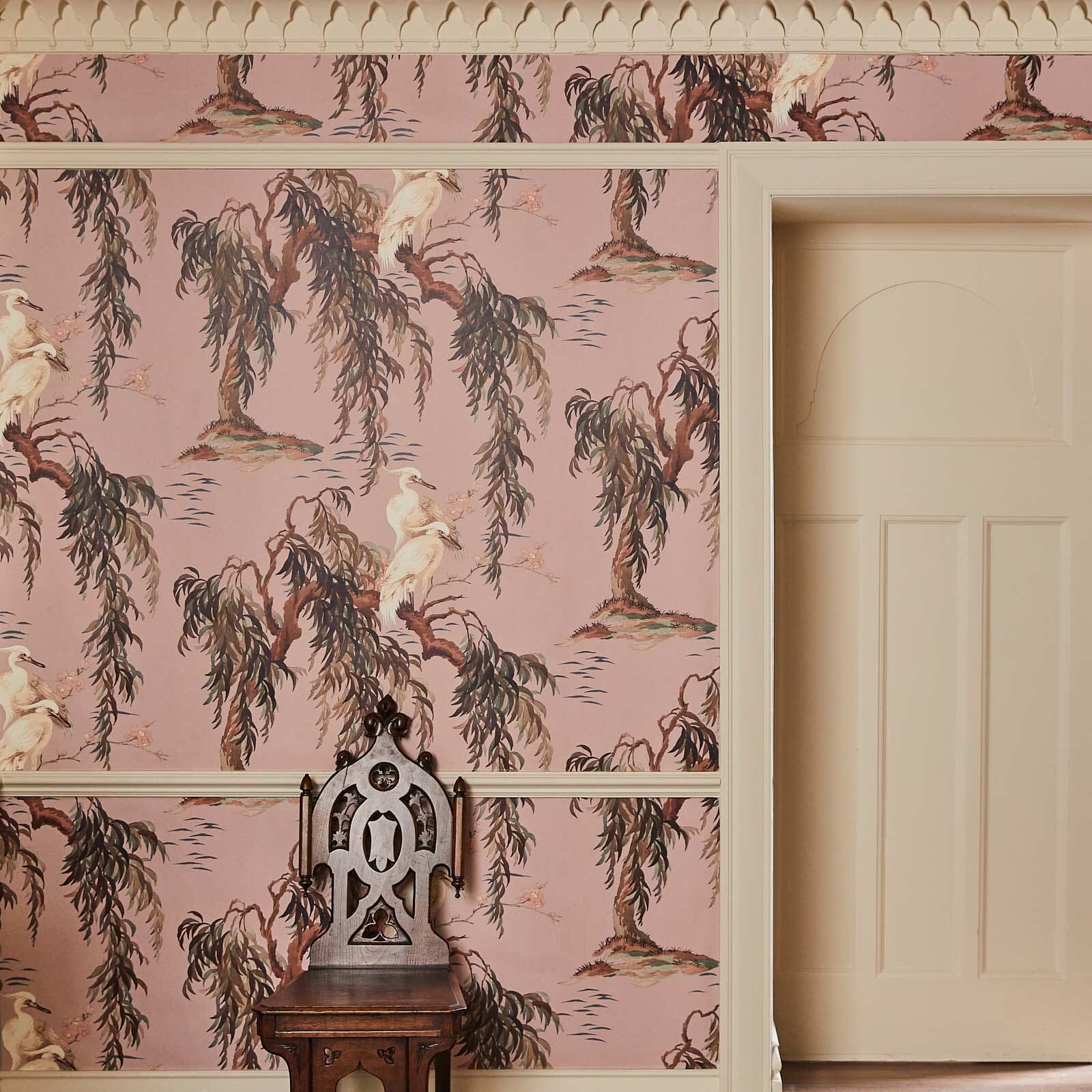 Zeus Wallpaper - Blush - House of Hackney - 1-WA-ZEU-DI-BLS-XXX - Morris Wallpaper