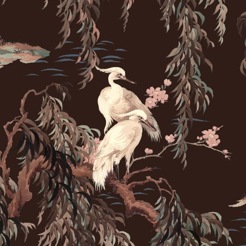 Zeus Wallpaper - Carob - House of Hackney - 1-WA-ZEU-DI-CRB-XXX - Morris Wallpaper