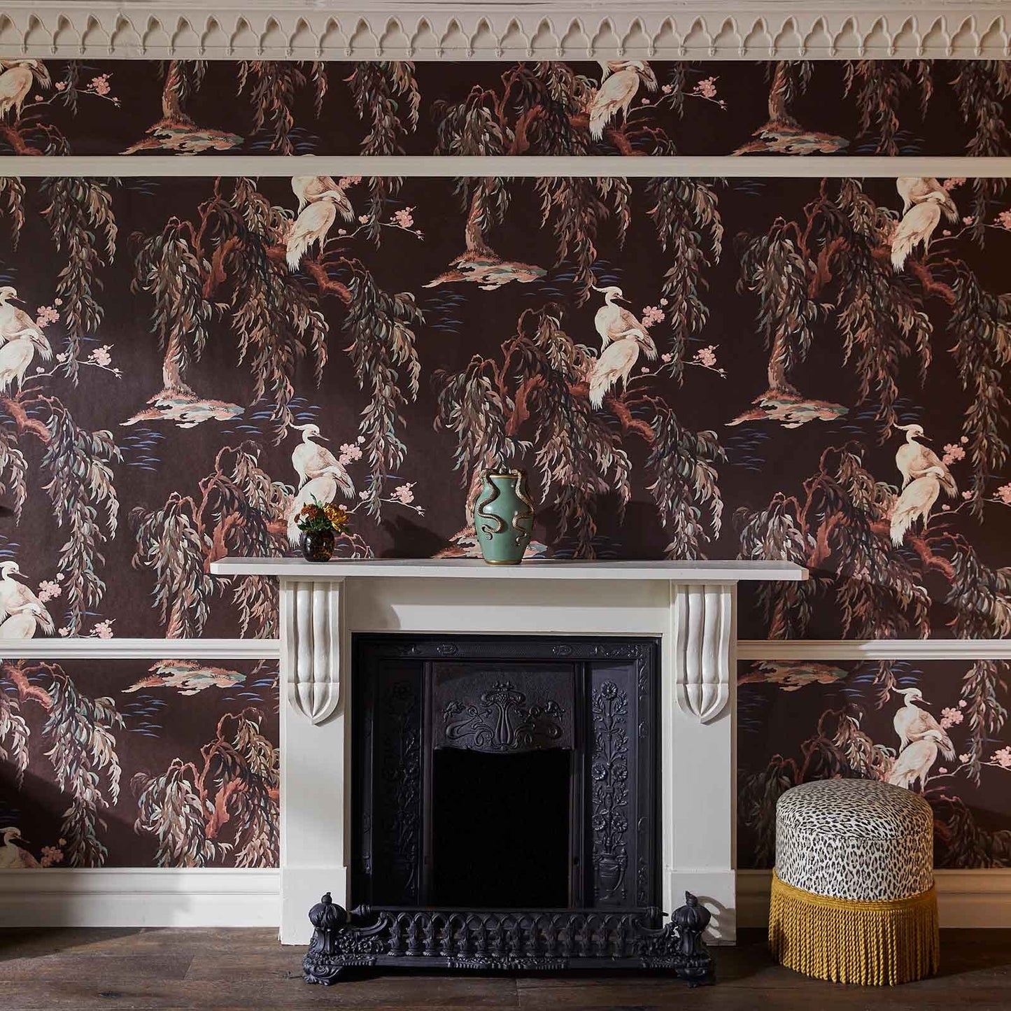 Zeus Wallpaper - Carob - House of Hackney - 1-WA-ZEU-DI-CRB-XXX - Morris Wallpaper