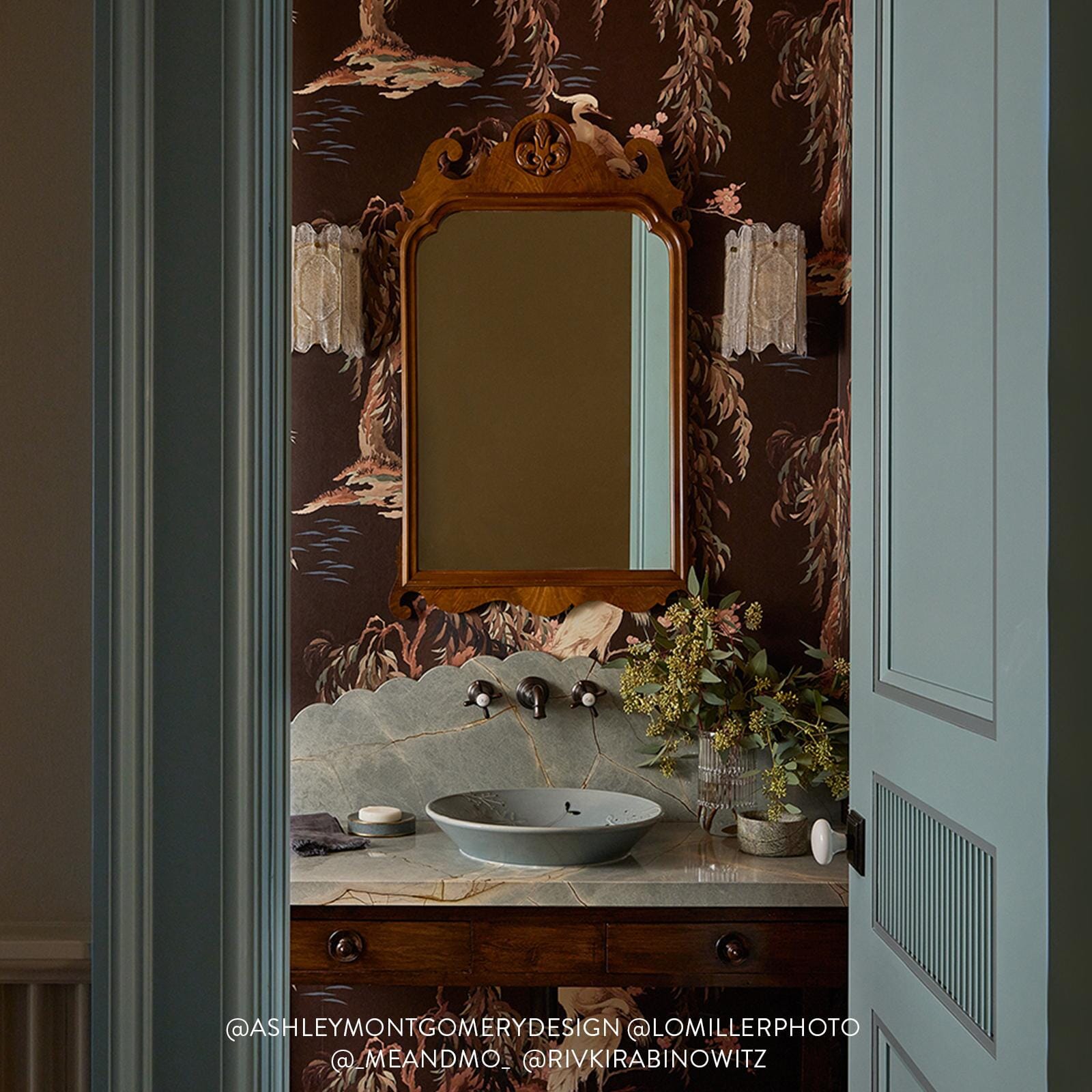 Zeus Wallpaper - Carob - House of Hackney - 1-WA-ZEU-DI-CRB-XXX - Morris Wallpaper