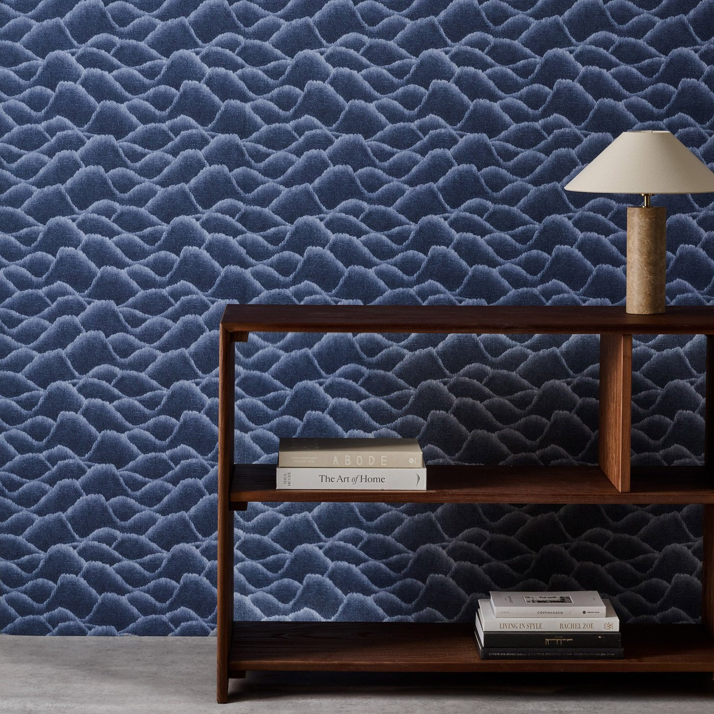 Zuni Wallpaper - Midnight - Harlequin - HDMW113306 - Morris Wallpaper